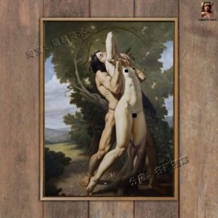 Daphne and 月桂树传说 希腊神话 油画 阿波罗和达芙妮 画 Apollo