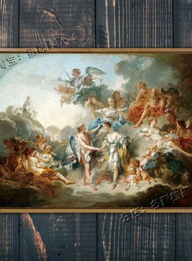 灵魂与爱的婚姻 Le Mariage de Psyche et de l’Amour 布歇名作