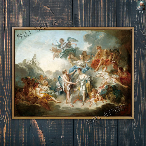 灵魂与爱的婚姻 Le Mariage de Psyche et de l’Amour 布歇名作