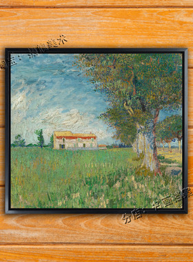 科伦的农场 Boerderij in het koren 梵高 Vincent Van Gogh 绘画