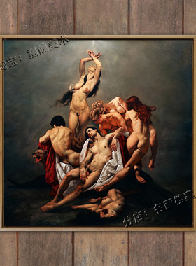 安魂曲 roberto ferri 罗伯托 费里 作品挂画世界名画《requiem》