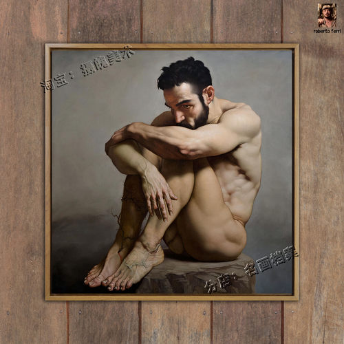 阴郁之火3 CUPO FUOCO III roberto ferri 男裸画艺术人体 写实画