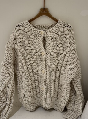 2025韩系设计款秋季新款韩版宽松休闲百搭圆领针织衫女款