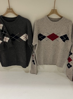 2025秋季新款韩版宽松显瘦百搭针织衫女休闲百搭款超好看