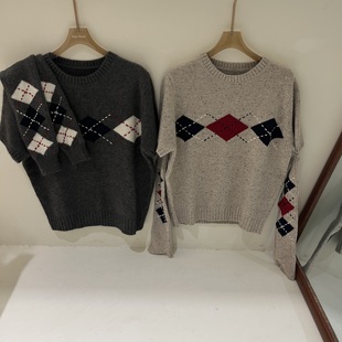 女休闲百搭款 2025秋季 宽松显瘦百搭针织衫 韩版 超好看 新款