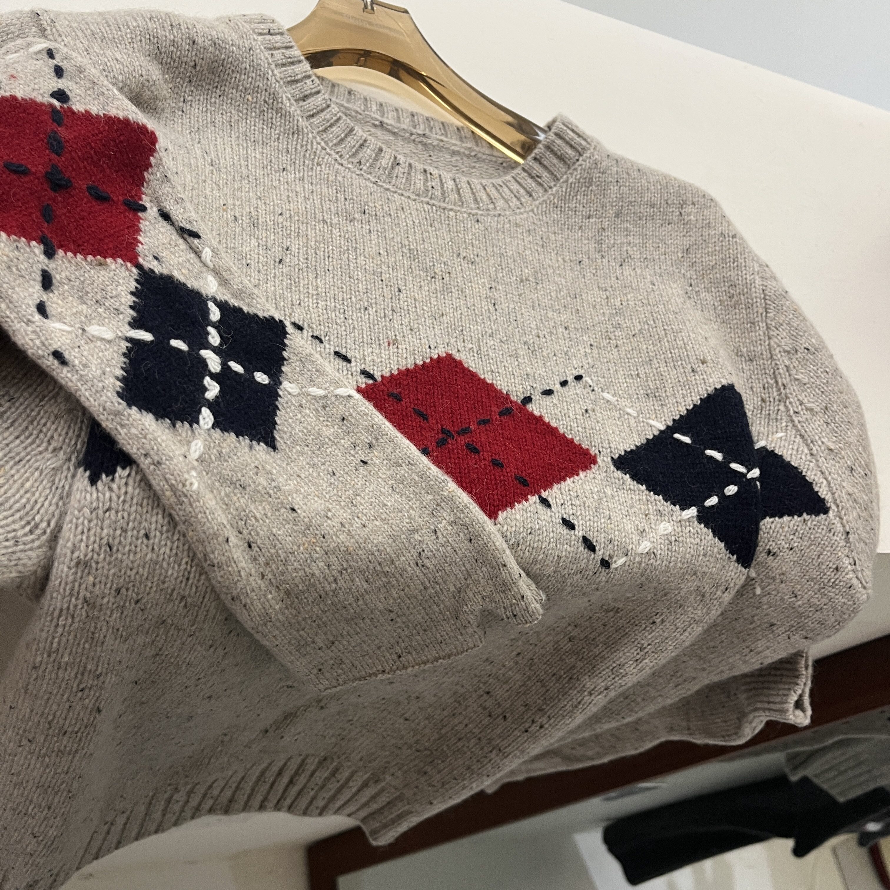 Korean Style Knit Sweater: 2025 Autumn Loose Fit - Taobao product photo 4
