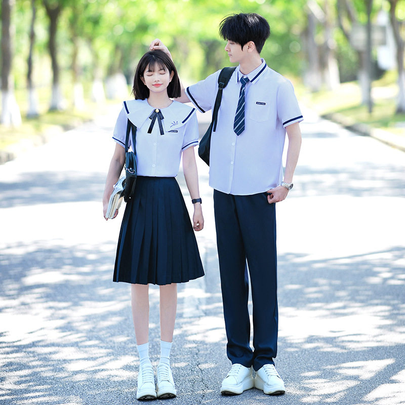 2026新款情侣装短袖初高中生运动会学生班服校服套装