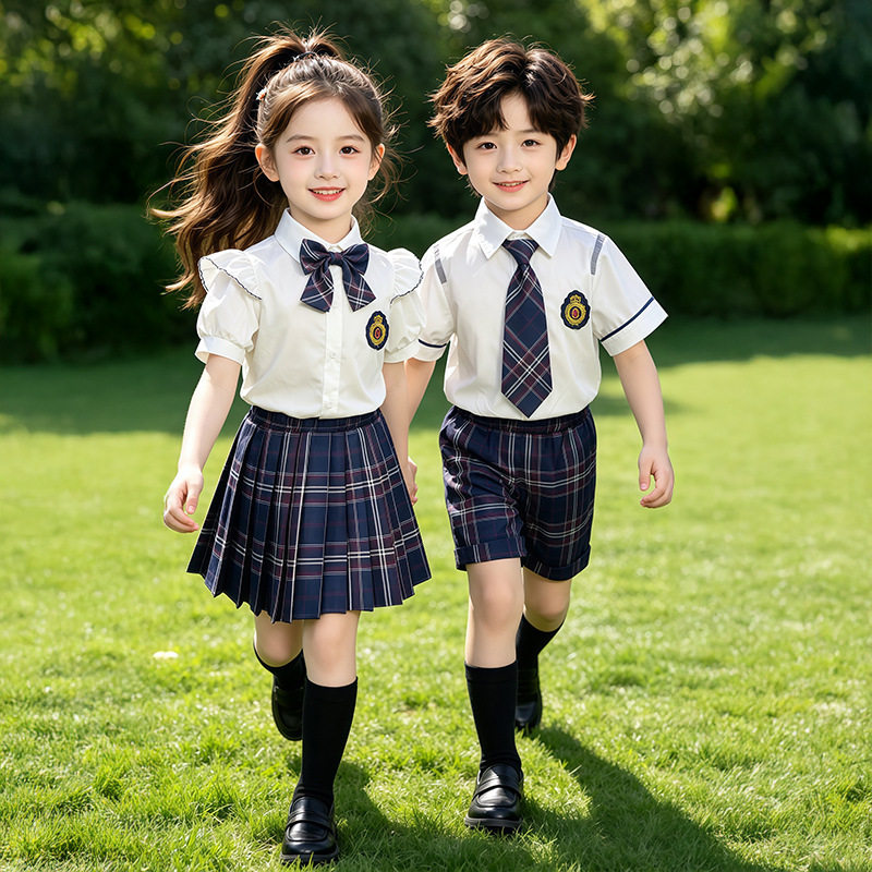 六一儿童节表演服夏季JK制服班服校服园服合唱毕业照学院风演出服