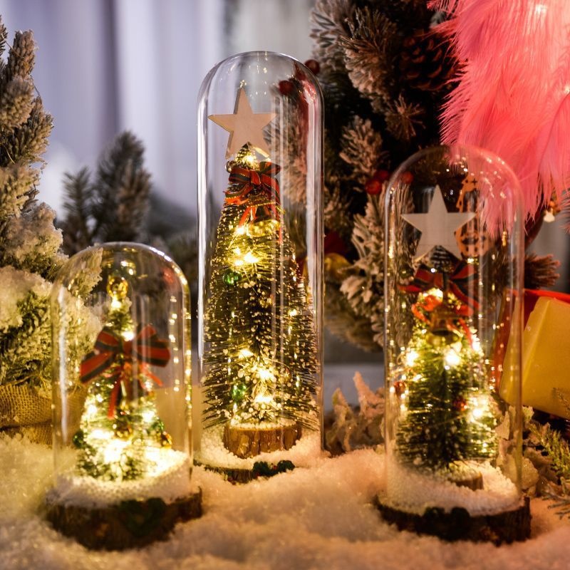 小众高级感圣诞树氛围小夜灯拍照道具桌面摆件圣诞节生日礼物送女