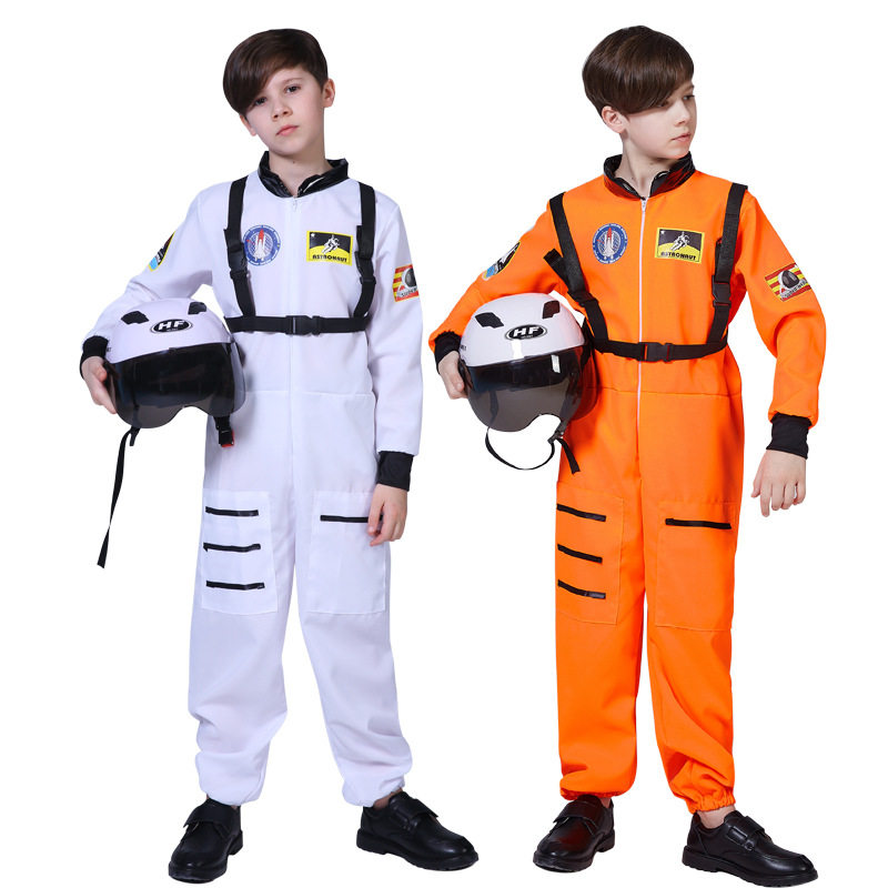 万圣节cosp成人男女儿童表演服装 宇航员服装 航天员衣服太空员服