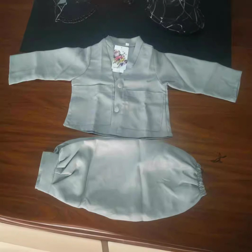 小和尚衣服儿童古装汉服男女合唱服国庆演出表演服送佛珠送白衬衣