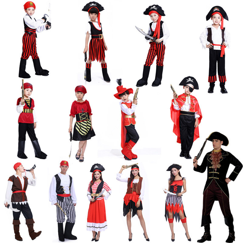 cosplay万圣节成人装扮服装表演服海盗角色服成人加勒比海盗服饰