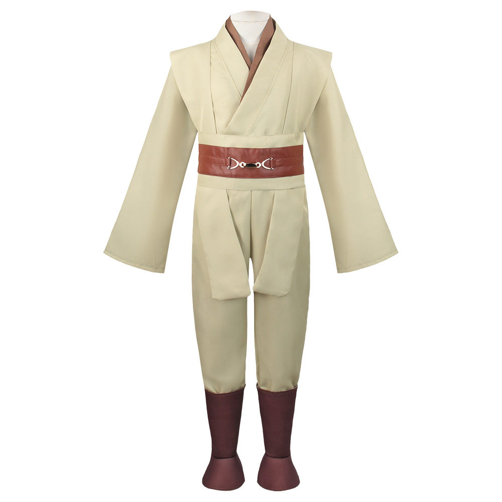 万圣节cos服星球大战人物儿童cosplay服装舞台表演绝地武士C服