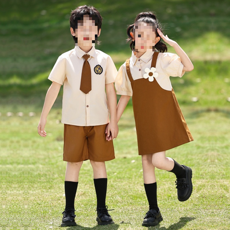 六一儿童演出服小学生合唱诗歌朗诵表演服幼儿园毕业照班服夏季