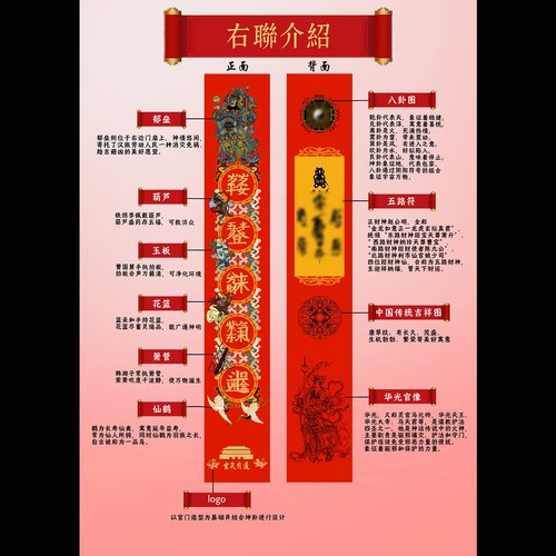 龙虎山直发 正品春联门神天官赐福双面对联道家门贴新春2026马年