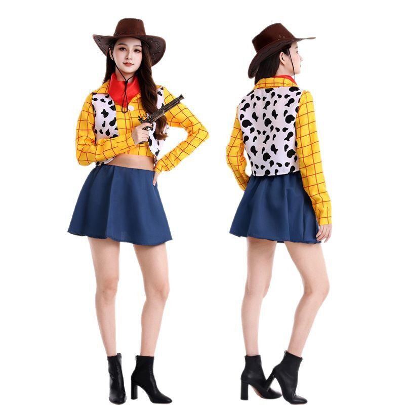 2020万圣节服装 美国电影玩具总动员胡迪Woody翠丝Jessie舞台服