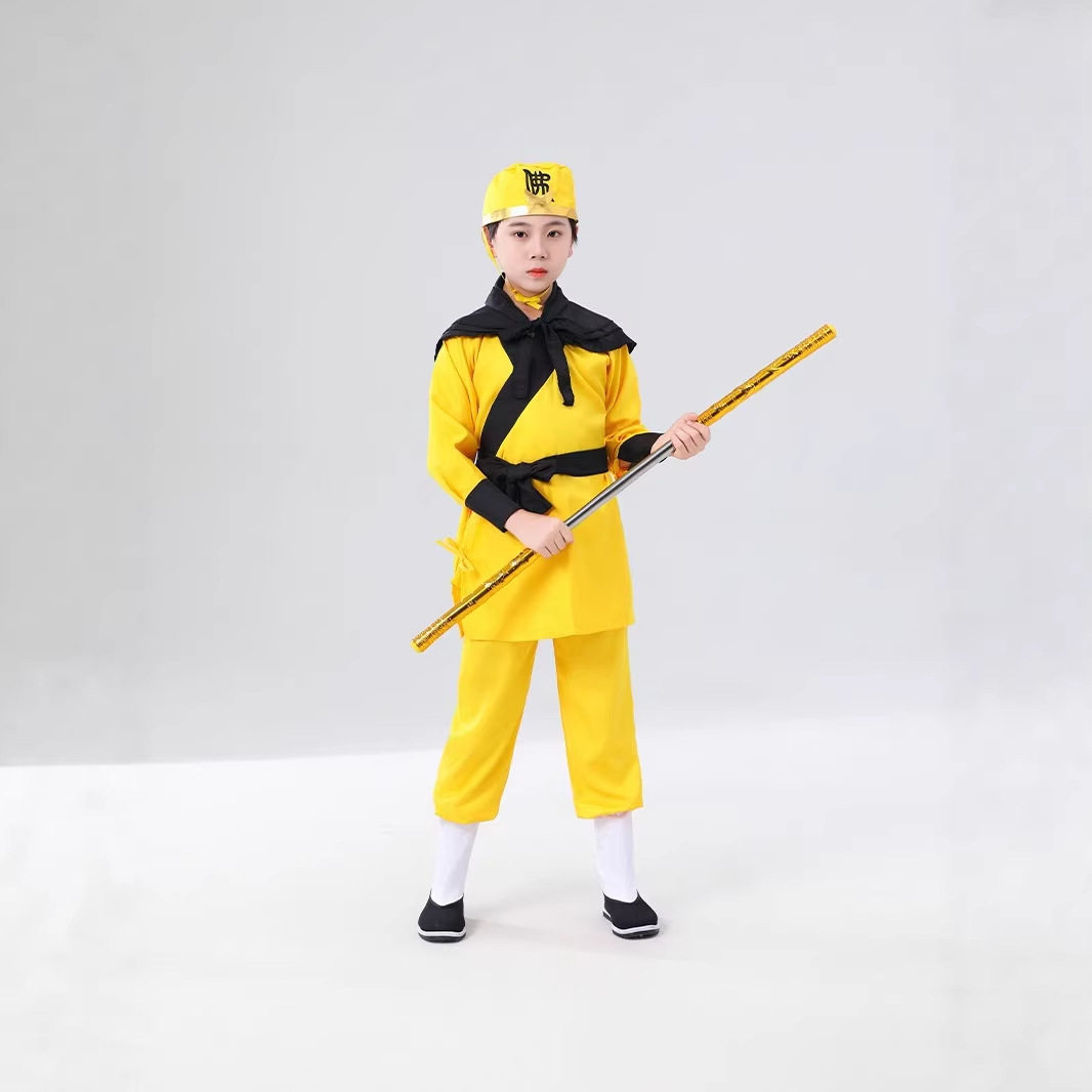 儿童孙悟空演出服全套西游记表演服装男女童齐天大圣cos戏服道具