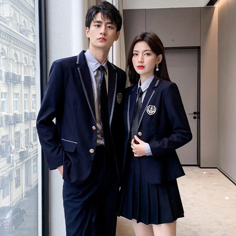 jk制服西装套装男女秋冬学院日系风高中生校服教师幼师工作服园服