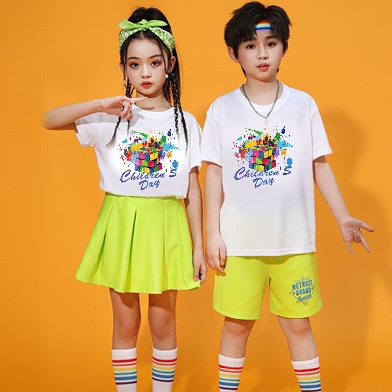 六一儿童演出服幼儿园表演毕业小学生运动会啦啦队服装套装其他