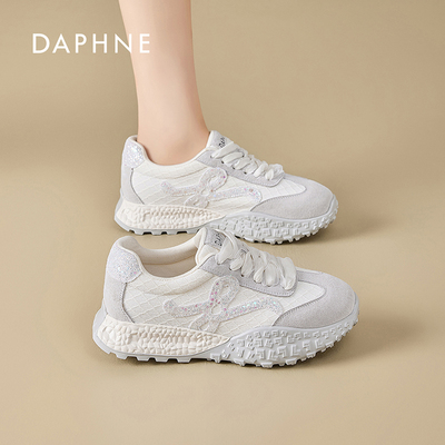 达芙妮厚底增高不累脚百搭德训鞋