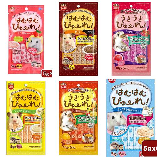 日本马卡兔子龙猫猪猪仓鼠营养泥