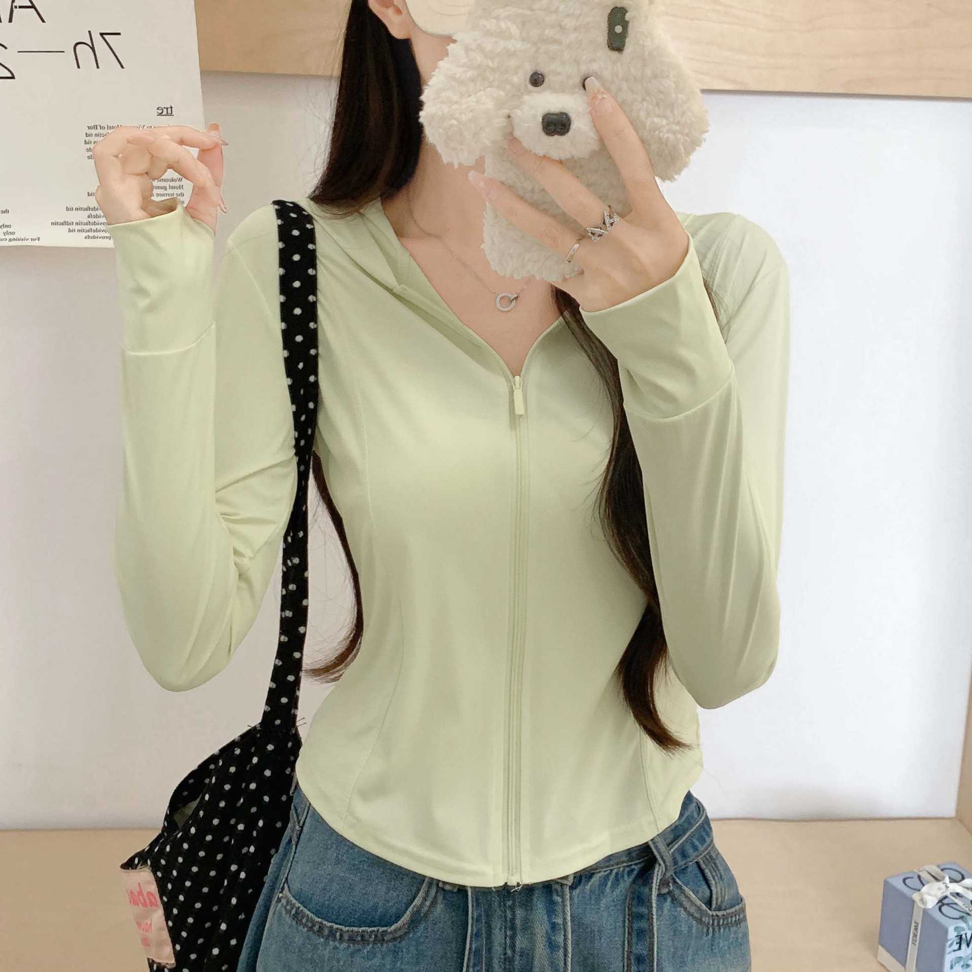 H266女防晒衣防紫外线夏季冰感透气皮肤衣户外薄款防晒服运动外套