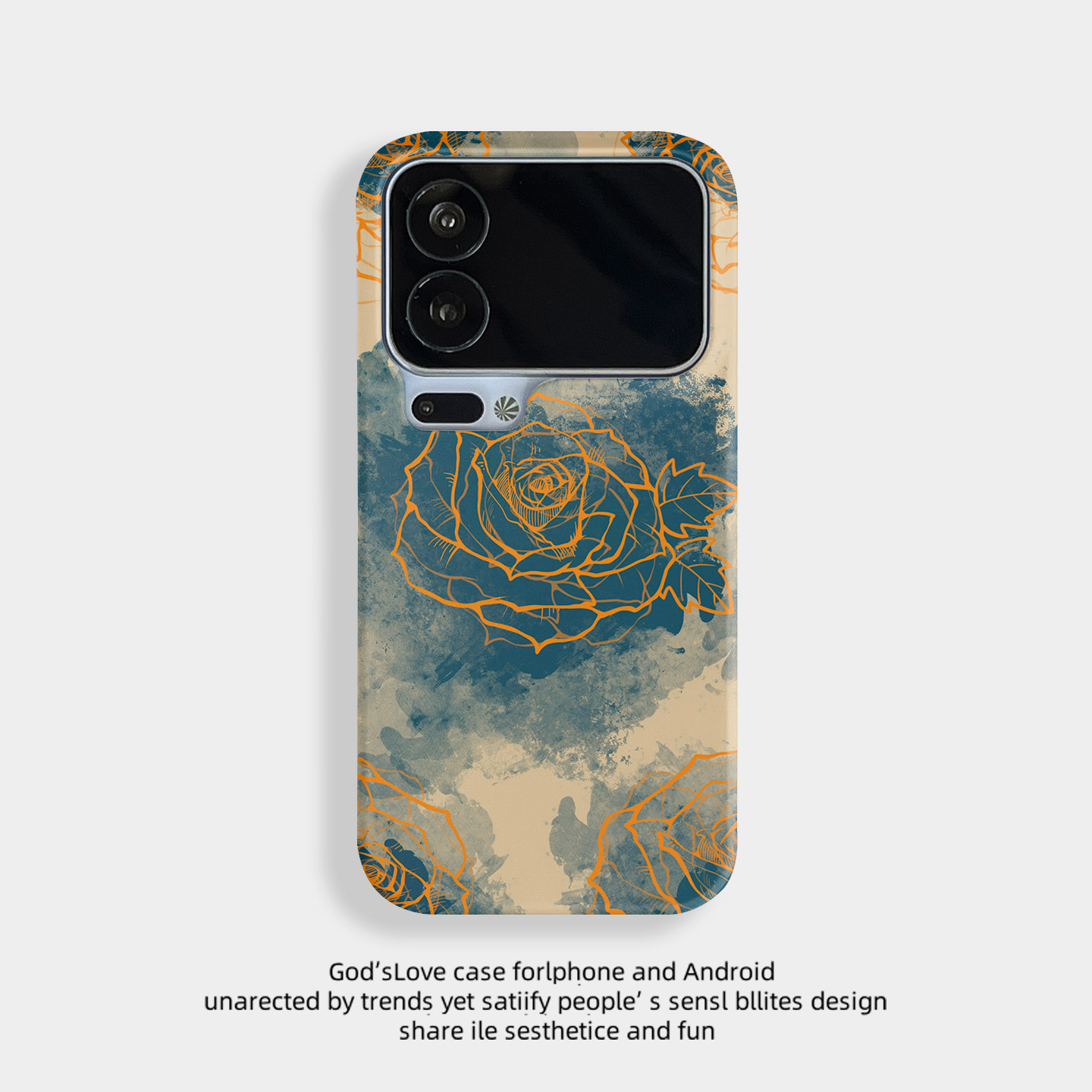 扎染玫瑰  适用小米17手机壳新款简约个性创意小米17PROMAX保护套半包边耐脏塑料硬壳小众时尚男女款