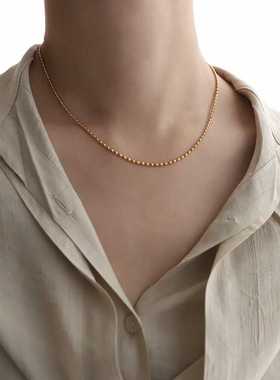 素链轻奢日韩简约风钛钢镀K金