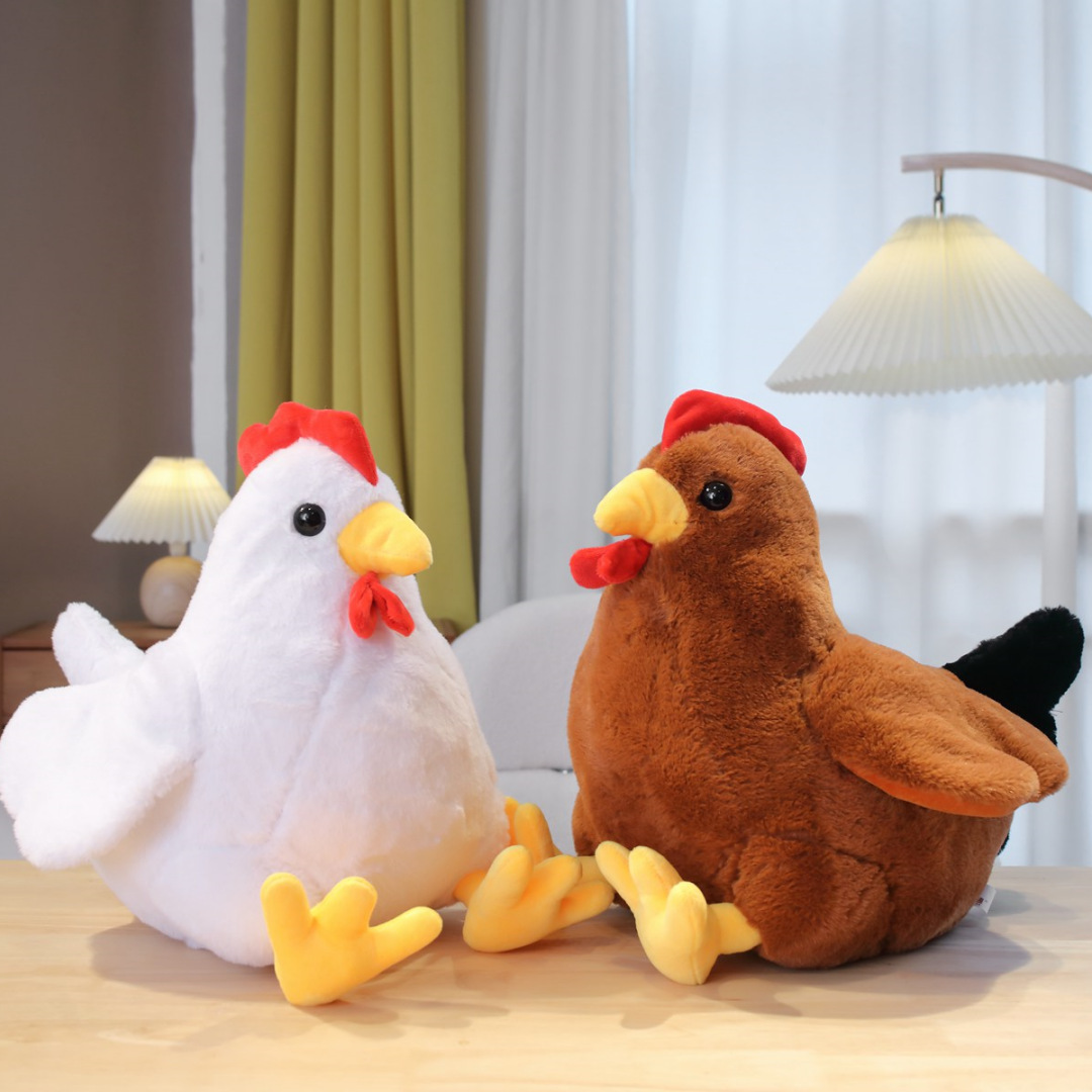 跨境新品Stardew Valley Chicken Plush星露谷物语大公鸡毛绒玩具