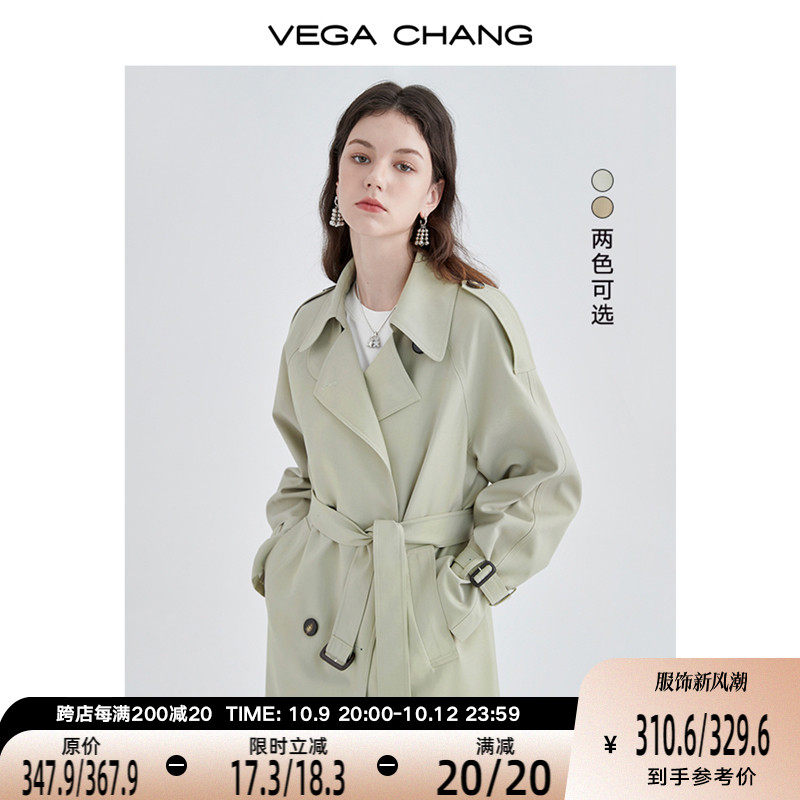 VEGA CHANG风衣女中长款2023秋新款高级感大衣小个子英伦风外套使用感如何?