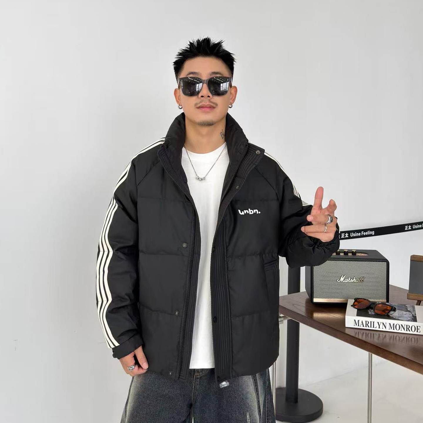 短款羽绒服男立领加厚保暖2025冬