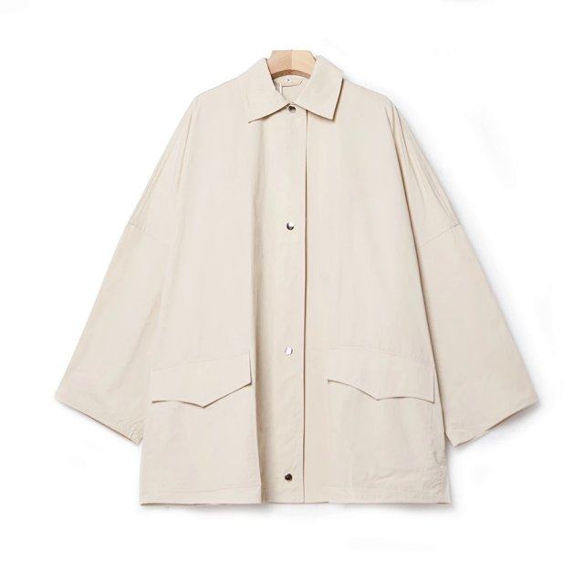 【树林里的秘密】新款香草色水洗棉质A字大口袋夹克外套WT22373