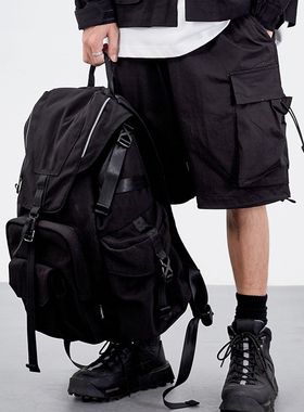 MYE潮牌原创机能双肩包大容量旅行登山包骑行头盔背包潮流电脑包