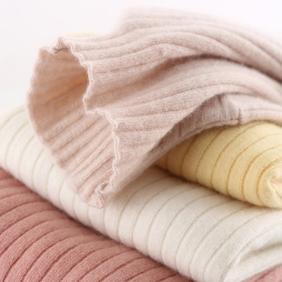 女童纯羊绒衫儿童宝宝半高领打底毛衣白色黑色中大童针织弹力衫