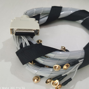 原装诺诚脑电图导联线诺诚动态脑电盘状电极16导脑电图线