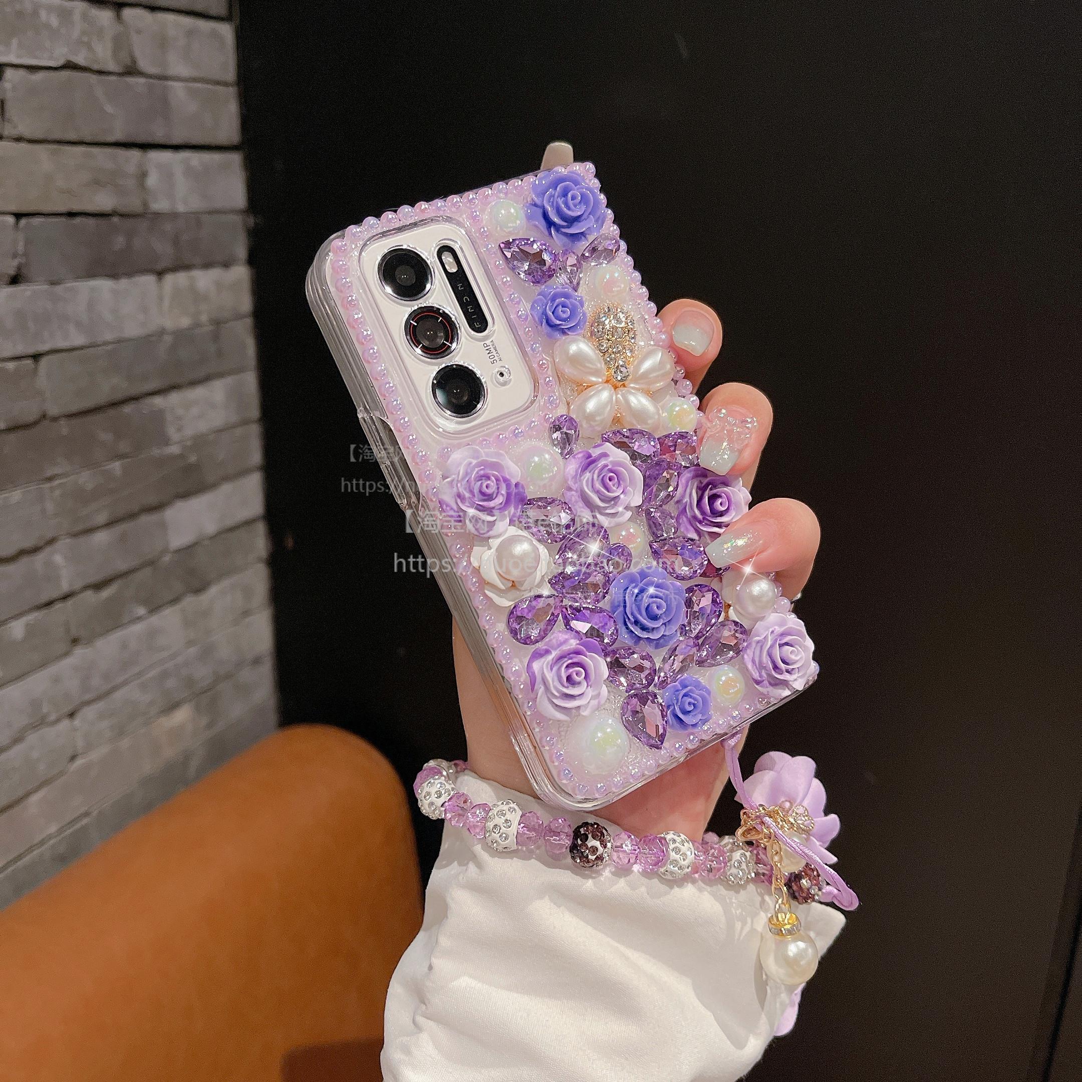 适用新款oppofindn2折叠屏手机壳find n3典藏版保护壳水钻手链oppo保护套内外壳oppo find n硬壳