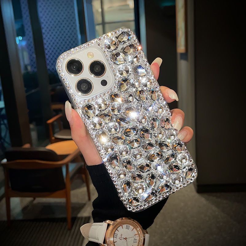 苹果16手机壳iPhone16新款16plus硅胶16pro女16promax软奢华满钻