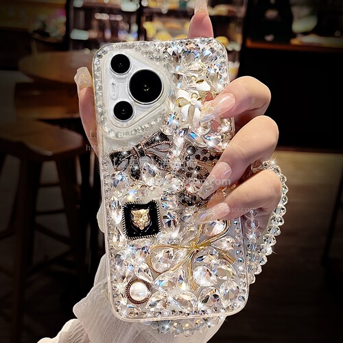 气质满钻适用华为Pura70手机外壳p50PRO透明p30pro带手链p40pro+摄像头p60全包防摔p20小众Pura80Ultra女新款