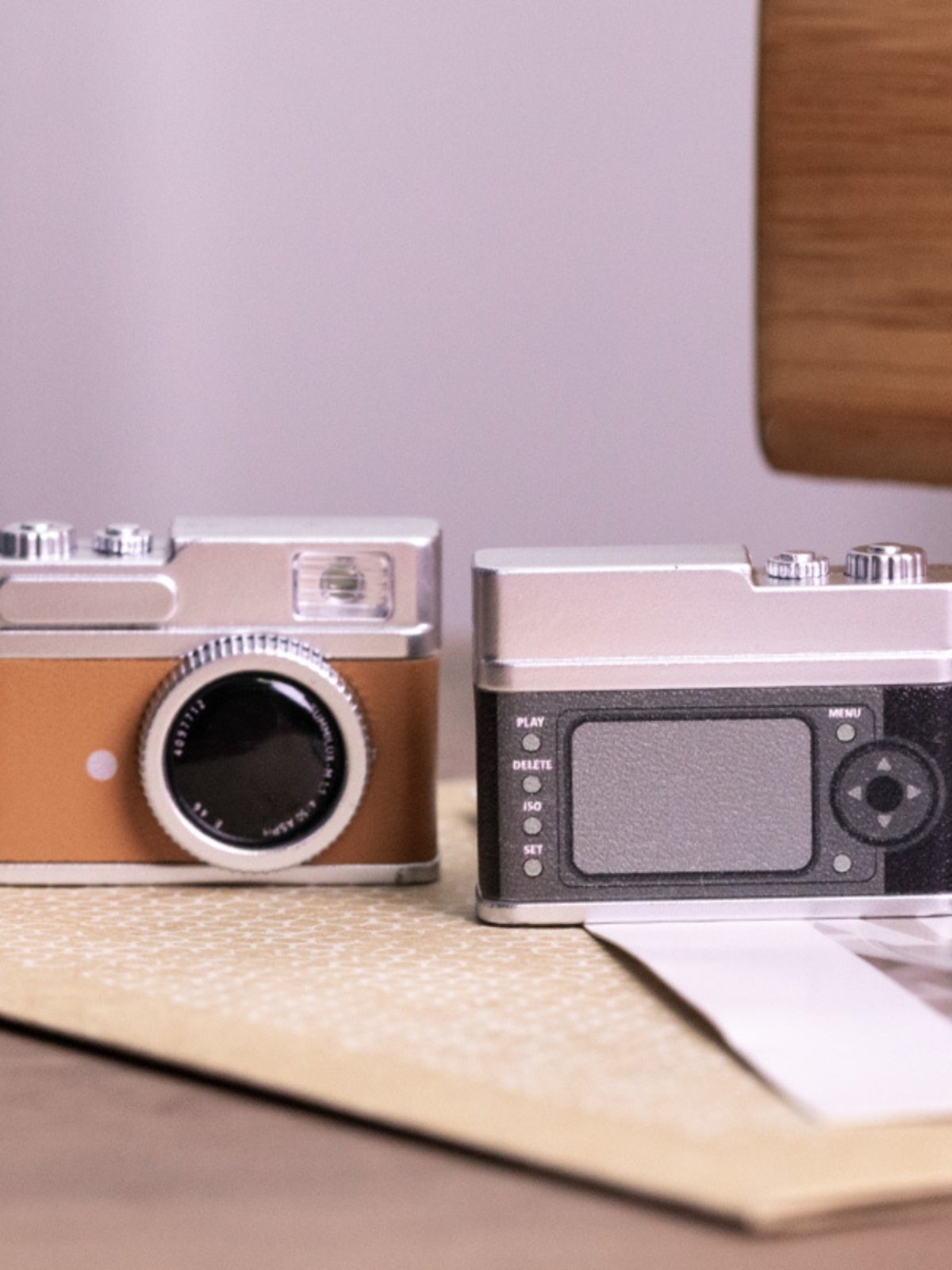 남학생과 여학생을 위한 미니 카메라 목걸이 어린이 장난감 플래시 카메라 사운드 펜던트 펜던트