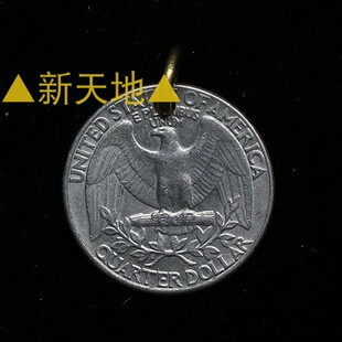 手工制作 外国真硬币 吊坠 总统及自由鹰 直径24.2mm D03一09