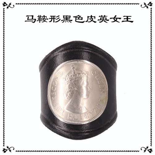 黑色真皮植鞣革嘻哈韩国丝巾扣