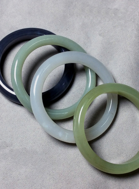 20年老店和田玉晴水51mm手镯