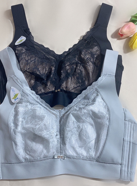 内衣女大胸显小薄款CD全罩杯调整型防下垂收副乳软钢圈文胸罩6889