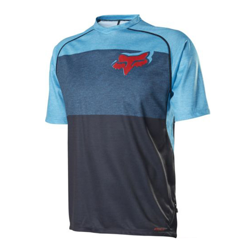 夏季户外速干赛车服装备摩托车服装山地自行车男士短袖骑行服上衣