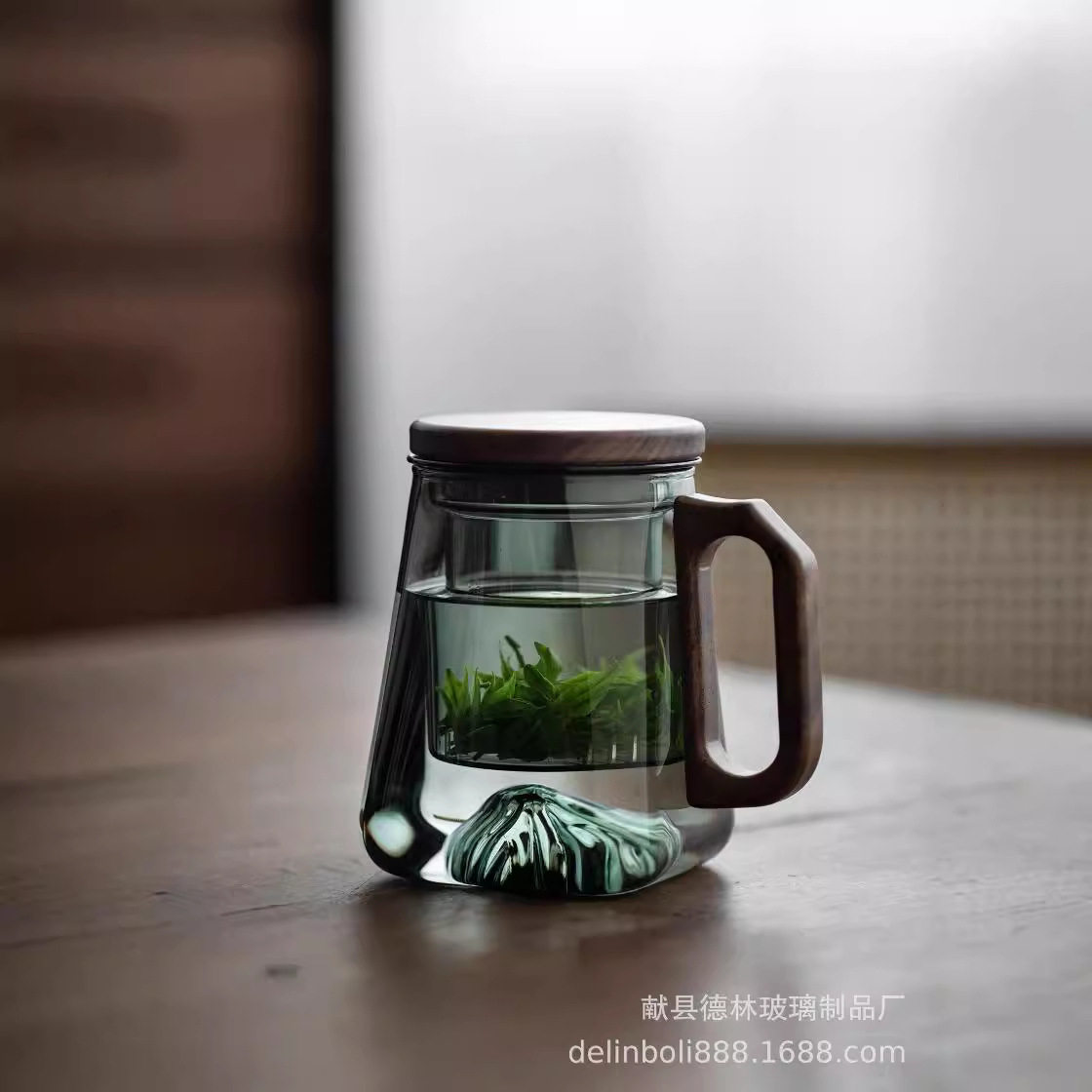 玻璃泡茶杯茶水分离杯子家用耐高温喝水杯男女款办公室个人杯图片