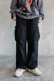 2023春夏日系缩脚风潮牌ins男潮流宽松直筒休闲小脚裤CK26P49，男装休闲裤，星座101A-1
