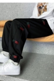 2023春夏装松紧腰港风缩脚卫裤男运动裤休闲裤KK30-P45，男装休闲裤，星座101A-1