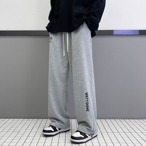 2023春季新款高街美式阔腿直筒裤四季休闲卫裤  KK25-KK26-P45图片