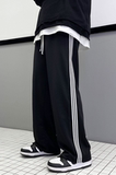 2023春季宽松抽绳运动休闲裤青少年四季款直筒卫裤KK22P45，男装休闲裤，星座101A-1