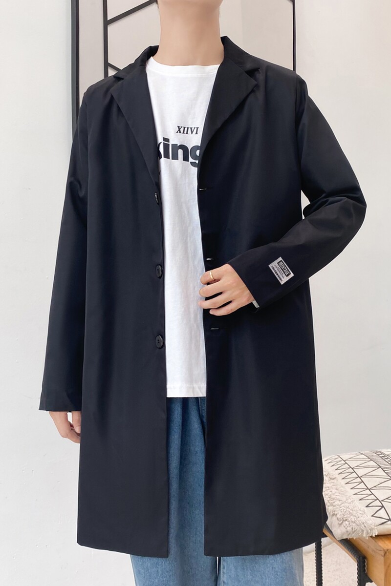 2023春中长款小西装男士日系港风潮帅气宽松休闲西服外套XZ01P85,男装西服,星座101A-1
